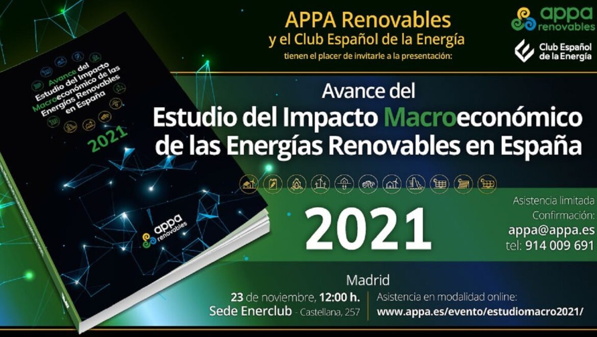 Estudio del Impacto Macroeconómico de las Energías Renovables en España 2021